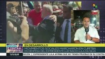 Movimientos sociales de Brasil marchan en solidaridad con Lula