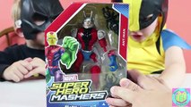 Marvel Super Hero Mashers Antman & New Toy Surprise Kids Shrink to help stop Ultron! 2017