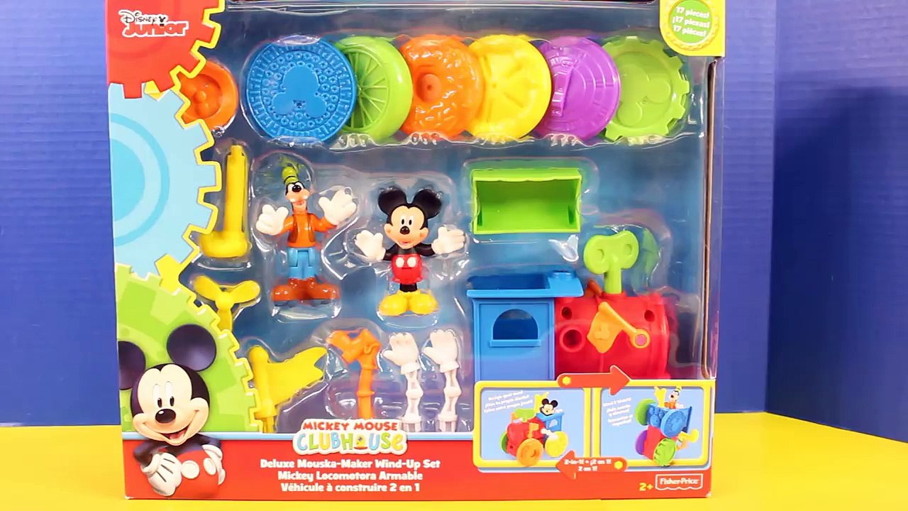 Learn Colors Educational Fun With Disney Junior Mickey Mouse Club House Deluxe Mouska Maker