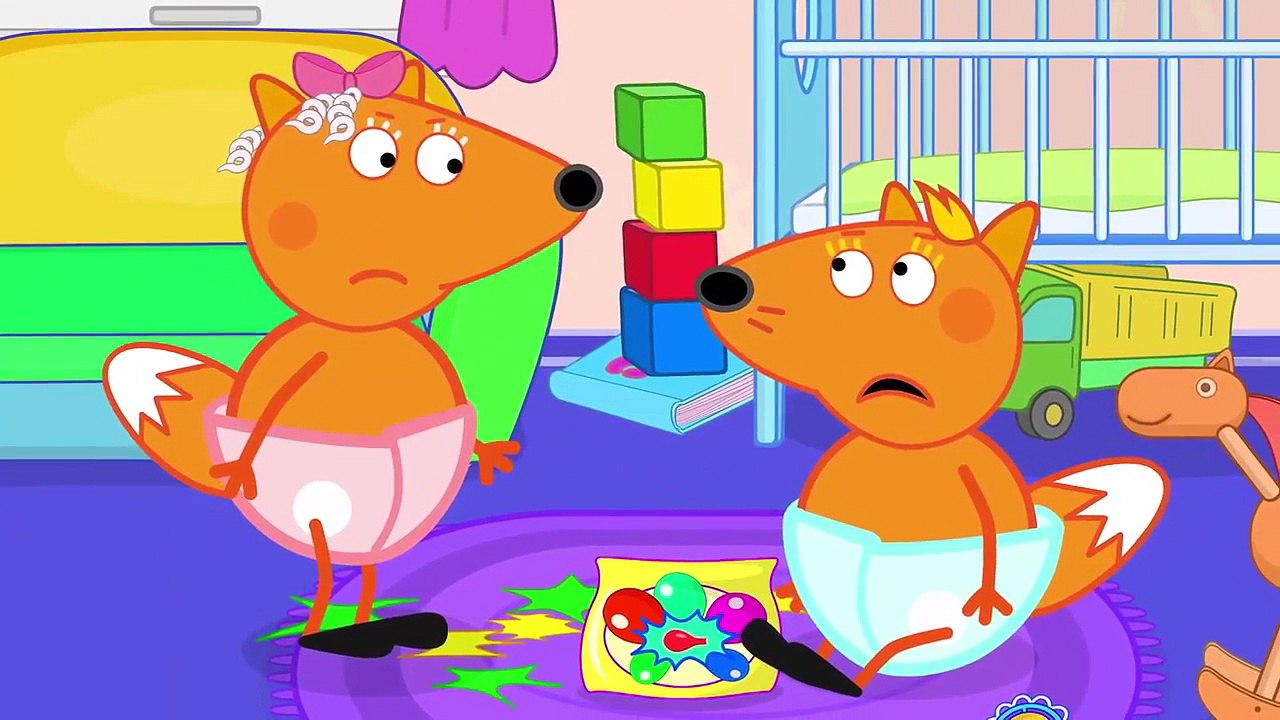 Fox Family Bad Baby TOOTH EXTRACTION Jelly Bear Animation Cartoon Finger Family Nursery Rhymes