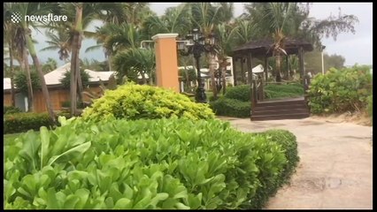 Brit tourist documents Hurricane Irma hitting Turks and Caicos hotel