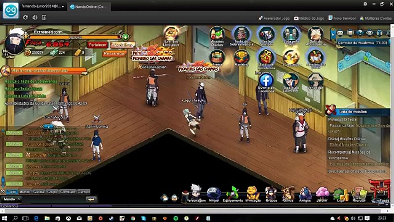Naruto Online - COMBOS APELÕES PARA O LÂMINA DAS TREVAS