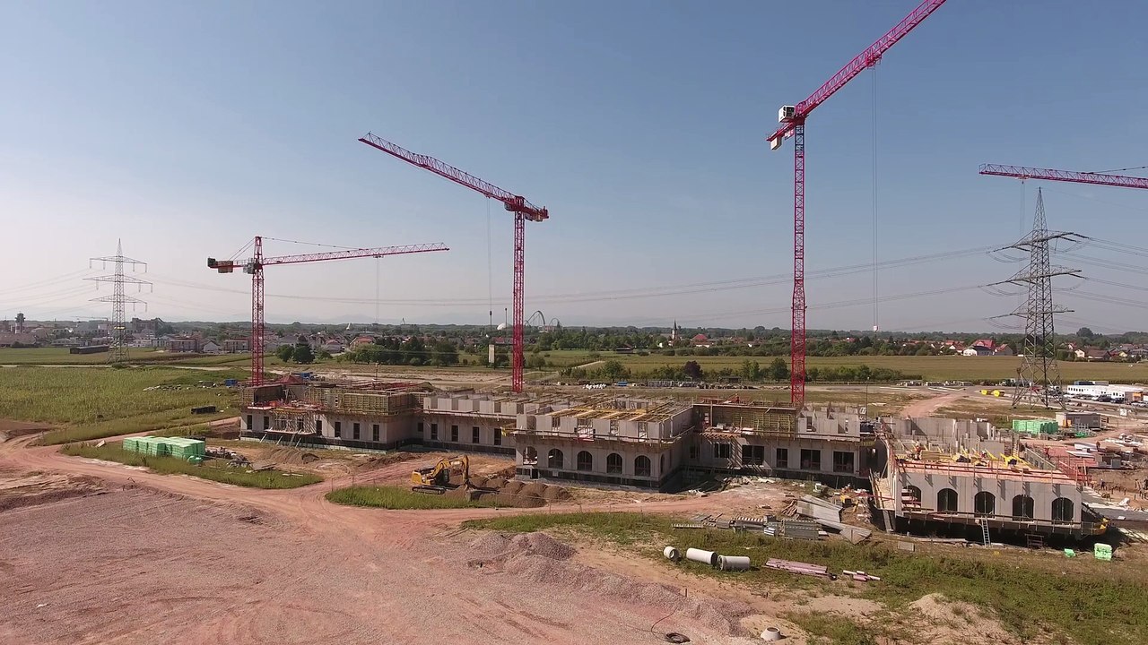 Construction du parc aquatique d'Europa-Park - Rulantica