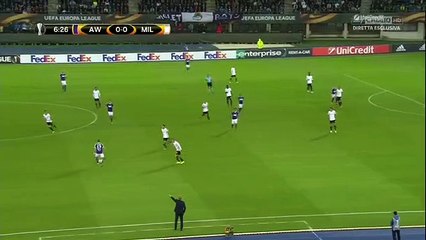 Hakan Calhanoglu Goal - Austria Vienna vs AC Milan 0-1 (14.09.2017)