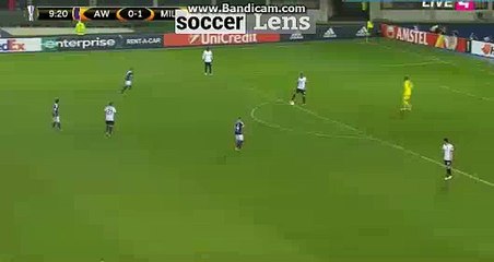 Silva Goal HD - Austria Vienna 0-2 AC Milan - 14.09.2017 HD