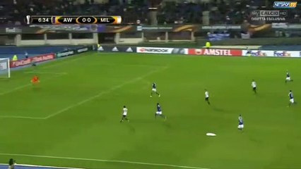 Hakan Calhanoglu  GOAL - Austria Vienna 0-1 AC Milan 14.09.2017