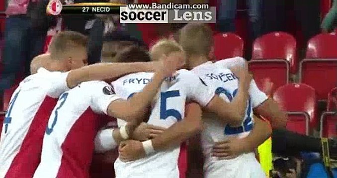 Tomas Necid Goal HD - Slavia Prague 1-0 Maccabi Tel Aviv - 14.09.2017 HD