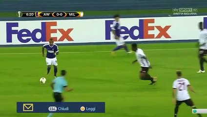 Austria Vienna 0-1 AC Milan, 14/09/2017 UEFA Europa League Hakan Calhanoglu goal