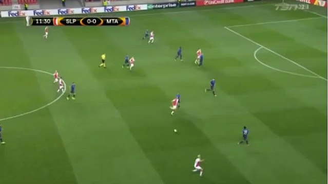 Tomas Necid Goal HD - Slavia Prague	1-0	Maccabi Tel Aviv 14.09.2017