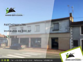 Immeuble A vendre Parthenay 300m2 - 157 000 Euros