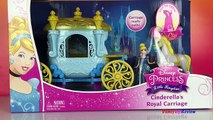 PlayDoh Cinderella ❤ Disney Princess Mini Castle Playset Ball Dress-up by DisneyToysReview