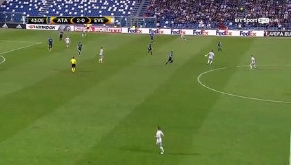 Atalanta	3 - 0  Everton	14/09/2017  Bryan Cristante Goal 43' HD Full Screen Europa League .