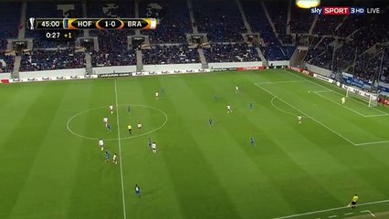 Joao Carlos Teixeira Goal HD - Hoffenheim	1-1	Braga 14.09.2017