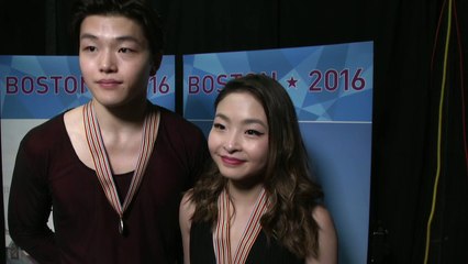 2016 Maia Shibutani & Alex Shibutani Worlds Post-FD Interview (Swedish Coverage) 720p
