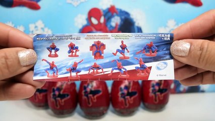 Huevo Sorpresa Spider-man 2.The amazing Spider-man 2 Surprise Eggs