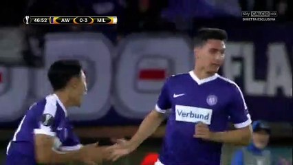 Alexander Borkovic Goal - Austria Vienna vs AC Milan 1-3 (14.09.2017)