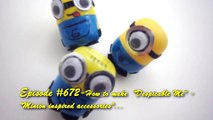 How to make Despicable Me - Minion inspired accessories - Recycling - EP - simplekidscrafts