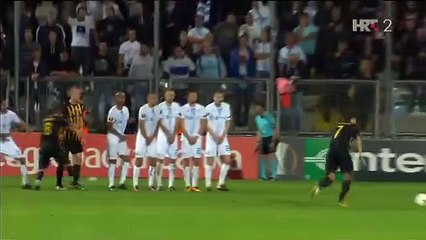 Lazaros Christodoulopoulos Goal - Rijeka vs AEK Athens 1-2 (14.09.2017)