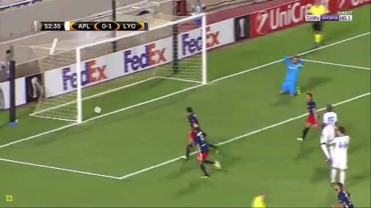 Memphis Depay Penalty Goal - Apollon vs Lyon 0-1 (14.09.2017)