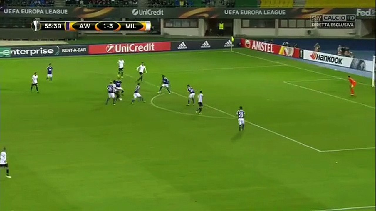 Andre Silva Goal Austria Vienna vs AC Milan 1-4 (14.09.2017)