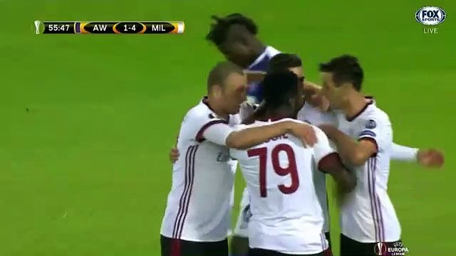 Andre Silva hattrick GOAL HD - Austria Wien 1 - 4 AC Milan - 14.09.2017