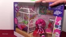 Pinkie Pie Slumber Party Bedroom Set Review! My Little Pony Equestria Girls Minis | Bins Toy Bin