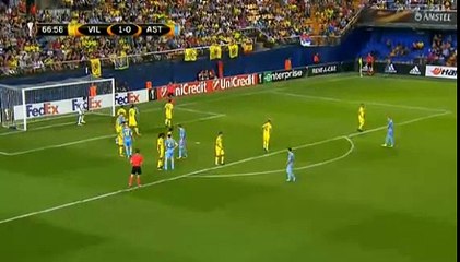 Villarreal 1-1 FC Astana 14/09/2017 Yuri Logvinenko Goal 68' HD Full Screen Europa League .