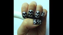How I do chevron zigzag nails with 3 different ways! Explained step by step
