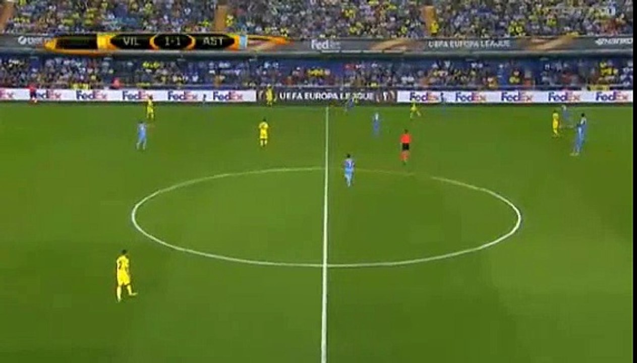 Villarreal 2-1 FC Astana 14/09/2017 Cedric Bakambu  Goal 75' HD Full Screen Europa League .