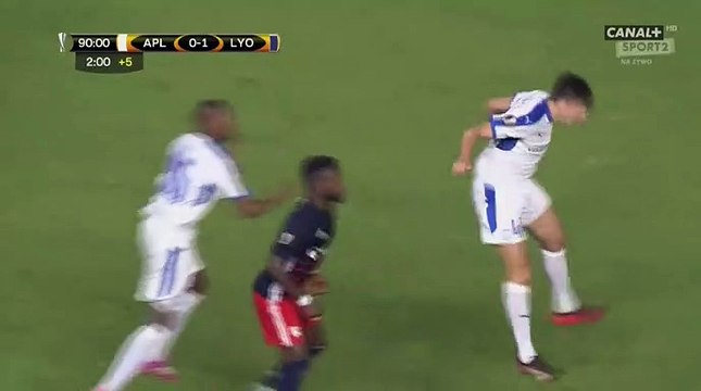 Adrian Sardinero Goal HD - Apollon 1-1 Lyon 14.09.2017