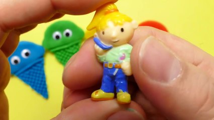 Play-Doh Ice Cream Cones with Eyes and Surprise Toys for Kids
