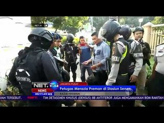 Petugas Merazia Preman di Stasiun Pasar Senen - NET24