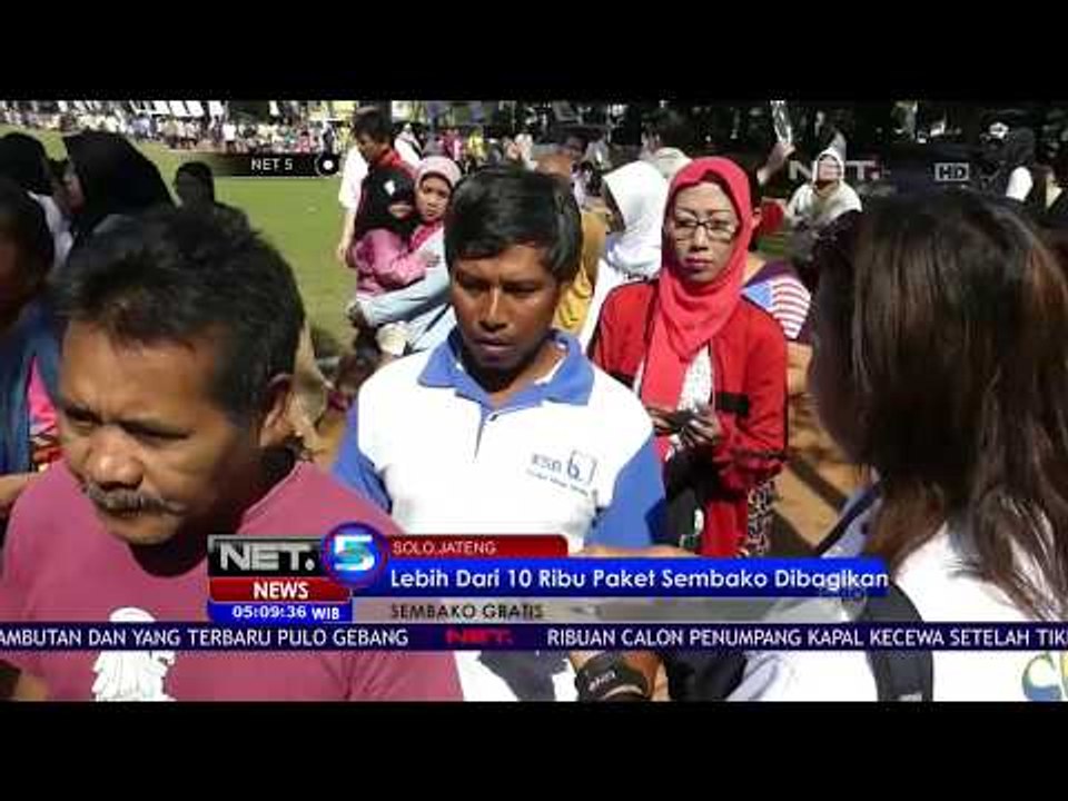 Pembagian Sembako Gratis - NET5