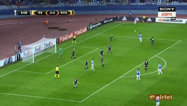 Diego Llorente GOAL HD - Real Sociedad 1-0 Rosenborg 14.09.2017