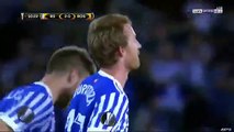 Xabi Prieto Goal - Real Sociedad vs Rosenborg 2-0 (14.09.2017)