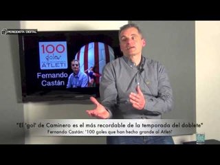 Fernando Castán, autor de '100 goles que han hecho grande al Atleti'. 20-3-2015