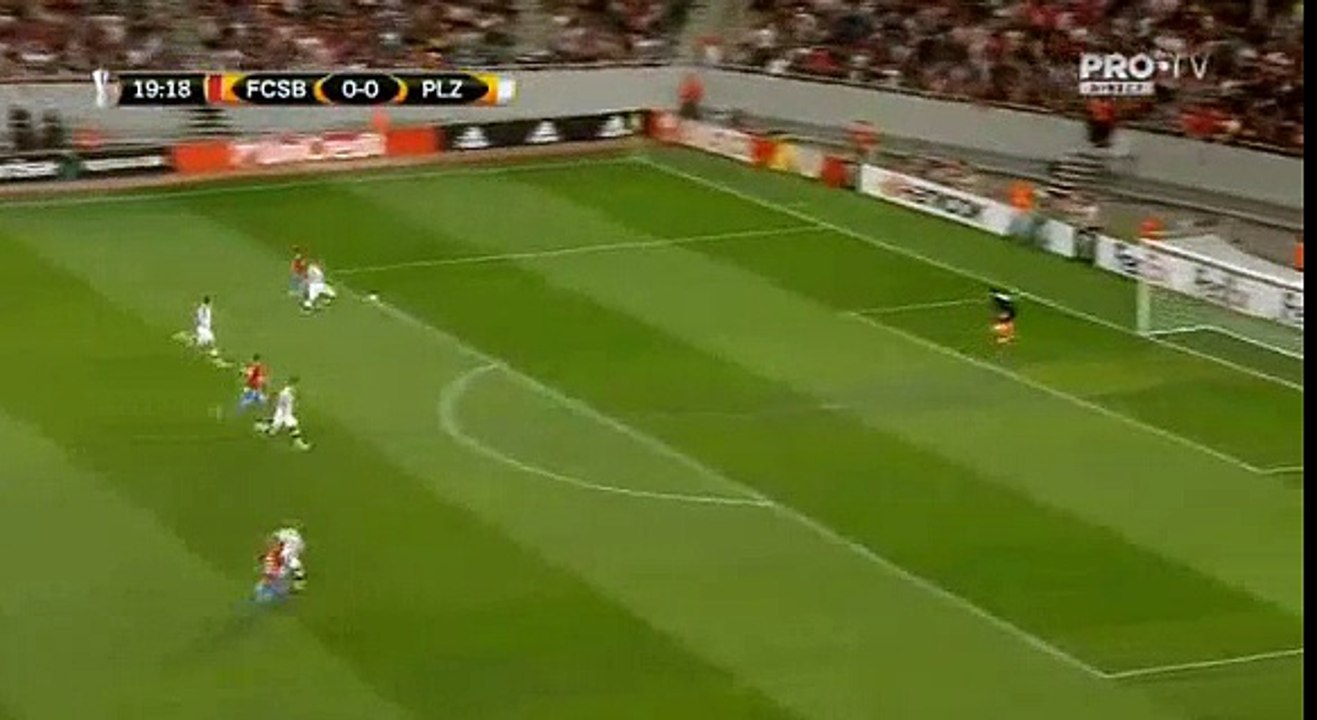 FCSB 1-0 Plzen 14/09/2017  Constantin Budescu  Goal 21' HD Full Screen Europa League