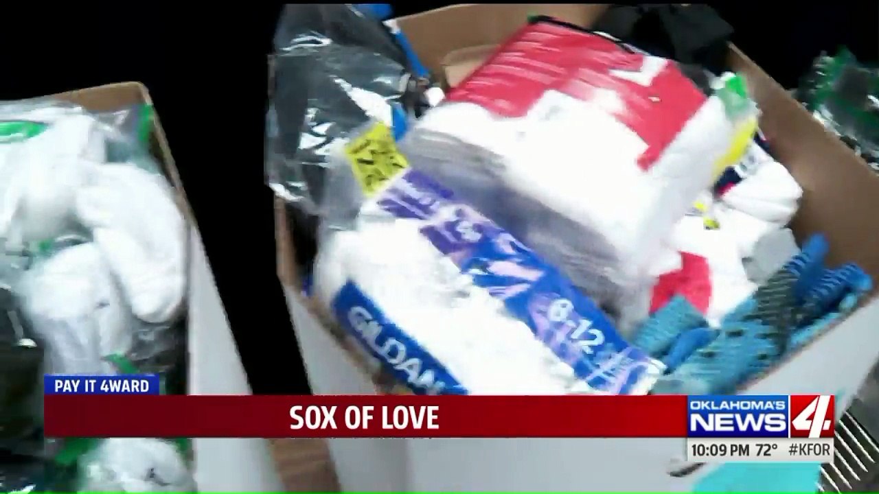 Woman Collects 40,000 Pairs of Socks for the Homeless