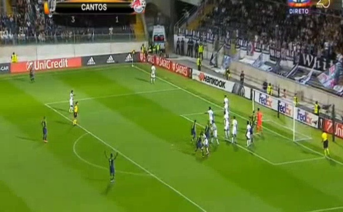 Guimaraes 1-1 Salzburg 14/09/2017 Valon Berisha  Goal 45' HD Full Screen Europa League .