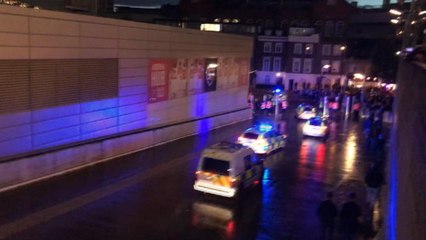 Riot police called as Arsenal game delayed