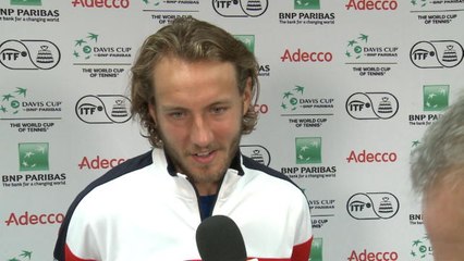 Coupe Davis - Pouille : "Sur le papier, nous sommes les favoris"