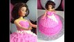 Birthday Cake Ideas How to make a princess doll Birthday Cake Tutorial by (HUMA IN THE KITCHEN)