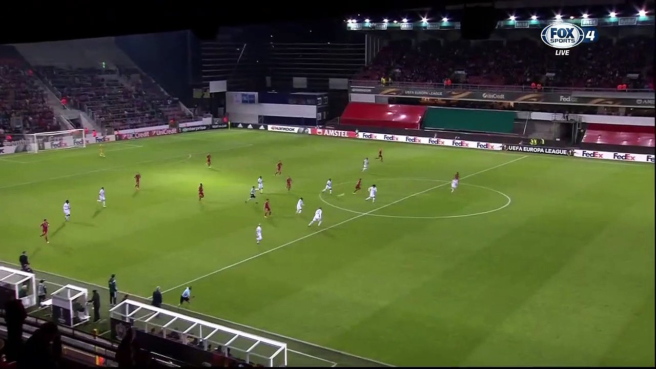 1-3 Aaron Leya Iseka Goal Zulte Waregem 1-3 OGC Nice - 14.09.2017