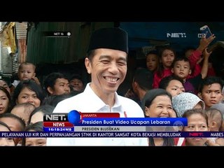 Tinjau Pembagian Sembako di Jakarta, Presiden Jokowi Membuat Video Ucapan Lebaran - Net 16