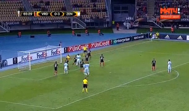 Vardar 0-4 Zenit Petersburg 14/09/2017 Branislav Ivanovic Goal 67' HD Full Screen Europa League