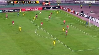 Nikolay Signevich Goal FK Crvena zvezda vs BATE 1-1 (14.09.2017)
