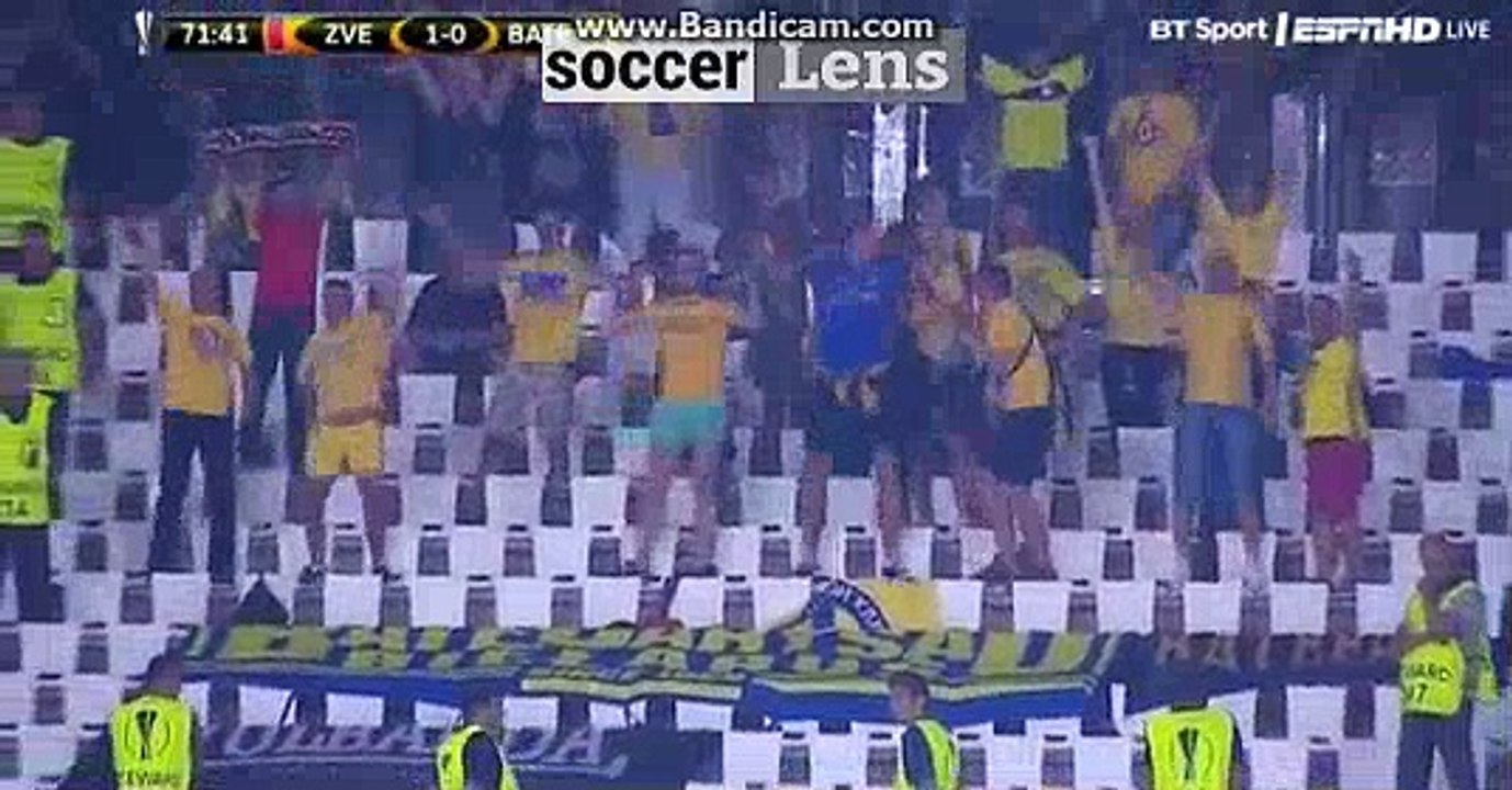 Nikolai Signevich Goal HD - FK Crvena zvezda 1-1 BATE - 14.09.2017 HD