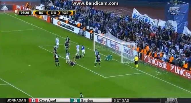Diego Llorente Goal Real Sociedad 4 - 0 Rosenborg 14.09.2017 HD