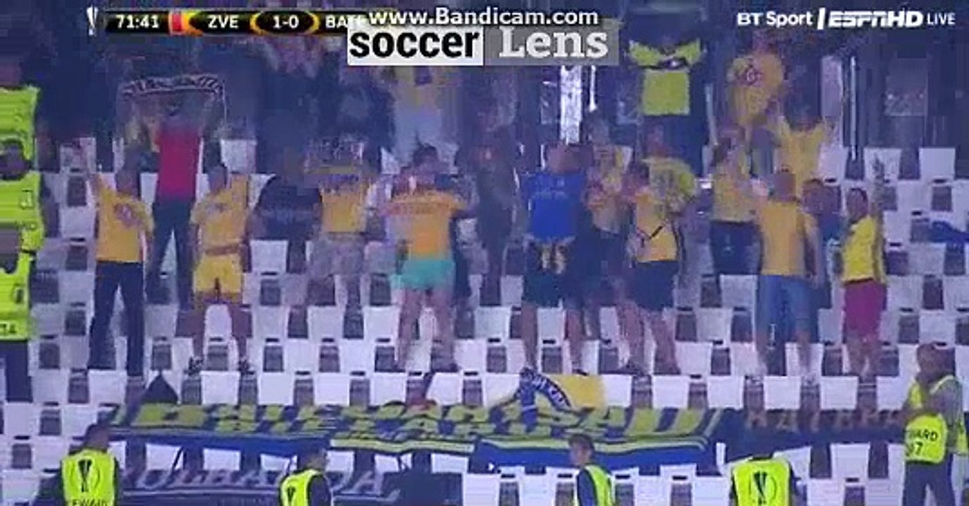 Nikolai Signevich Goal HD - FK Crvena zvezda 1-1 BATE - 14.09.2017 HD