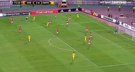 Nikolai Signevich Goal HD - FK Crvena zvezda 1-1 BATE 14.09.2017